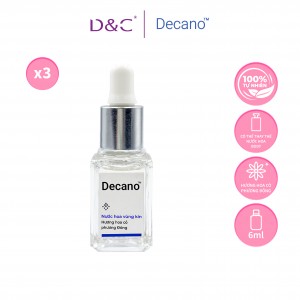 Combo 3 lọ Nước hoa vùng kín Decano hương hoa cỏ phương Đông 5ml